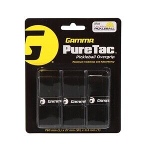 NWT GAMMA Sports PureTac Pickleball Overgrip Black